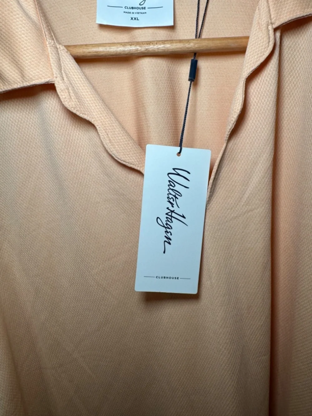 Walter Hagen Sleeveless Polo Women’s XXL Peach Fuzz Golf Shirt Performance NWT - Picture 4 of 6
